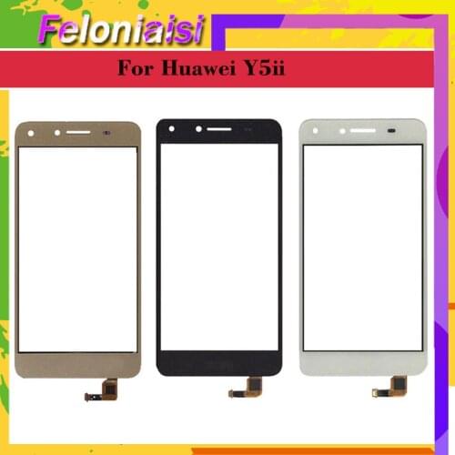 10Pcs/lot For Huawei Y5II Y5 II CUN-L01 CUN-L23 CUN-L03 CUN-L33 CUN-L21 Touch Screen Touch Panel Sensor Digitizer Front Glass