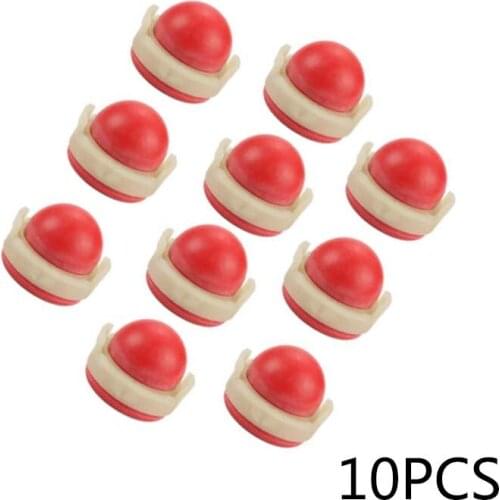 10pcs/pack Red Primer Bulbs For Briggs&Stratton 694394 4178 494408 4128 3-4HP Engine Carb Lawn Mower Carburetor Parts