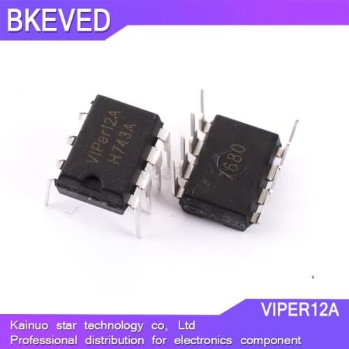10PCS VIPER12A DIP8 VIPER12 DIP 12A DIP-8 VIPER22A VIPER22 VIPER32 VIPER20A VIPER20 VIPER53 VIPER53A VIPER22ADIP-E VIPER32A