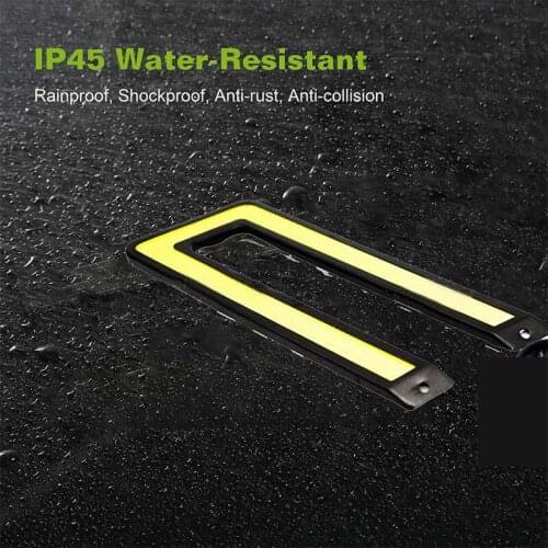 2 PCS Automobile LED Daytime Bulbs Ultra Thin Waterproof U-type LED Light High-definition COB Running Lamp Car Accessories