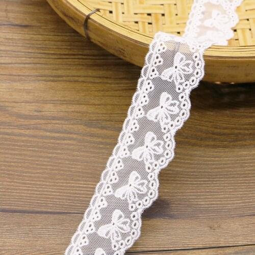 2 yard white cotton embroidery lace hand sewing accessories hand DIY lace clothing accessories