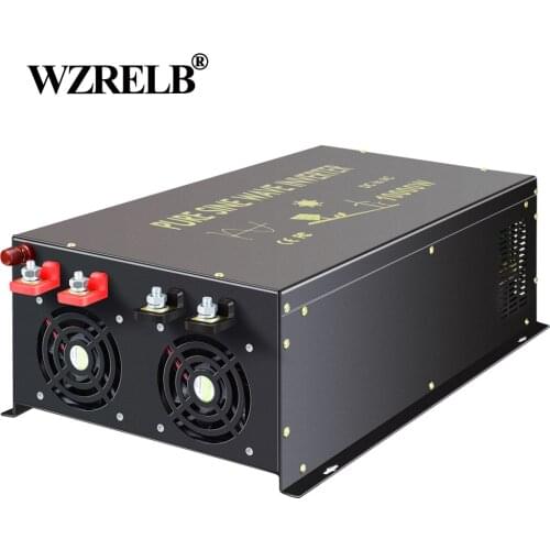 20000W Peak Pure Sine Wave Power Inverter 12V DC to 220V 10000W AC Solar Generator Inverter Transformer 12V/24V/48V to 120V/240V