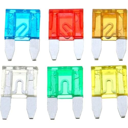 36pcs/lot Assorted Mini Blade Fuses Standard Car Auto Fuse 7.5A 10A 15A 20A 25A 30A Set For Car Automotive Boat Truck