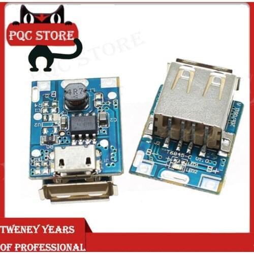 5pcs 5V Boost Step Up Power Module Lithium LiPo Battery Charging Protection Board LED Display USB for DIY Charger 134N3P Program