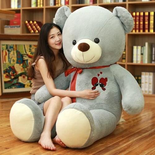 1PC Large Teddy Bear Plush Toy Lovely Giant Bear Huge Stuffed Soft Dolls Kids Toy Birthday Gift For Girlfriend
