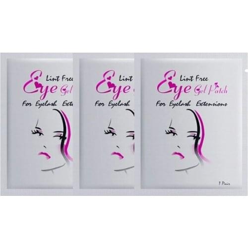 Gel Eyelash Patch Under Eye Pad for Eyelash Extension 50pairs Eye Stickers Paper Eye Gel Patches Sticker Wraps Lash Patch