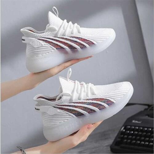 Women Shoes Running Shoes Wild Breathable Single Net Shoes Women Fashion Trend Student Sneaker Casual Shoes White Shoes