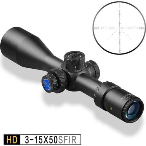 .338 Second Firearms Riflescopes HD 3-15X50SFIR Disocvery with Illumination High Definition Large Filed of View Hunting