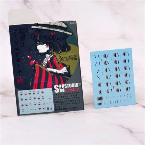 SH Studio decal series of eye decal for 1/12 scale mailman mobile suit girl kids toys