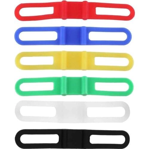 MTB Mountain Road Bike Silicon Strap Torch Phone Flashlight Bands Elastic Bandage Bicycle Light Mount Holder Bicycle Accessories