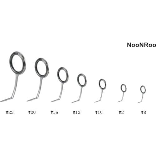 T-ATST Guide Set Fishing rod guides with SIC ring , one set (7pcs) fishing rod parts repair guide