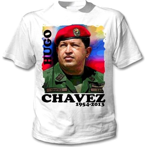 Hugo Chavez 1954-2013 Venezuela President - New White Cotton Tshirt Unisex Loose Fit Tee Shirt