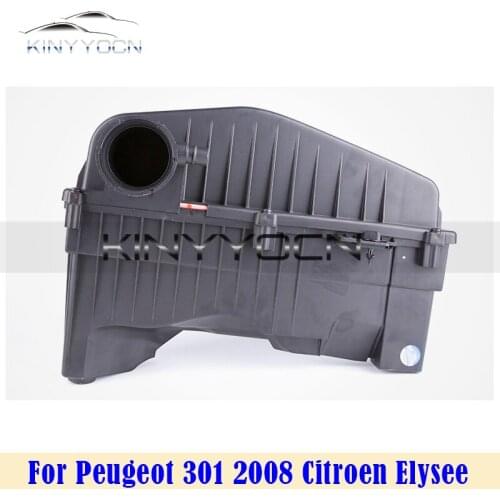 For Peugeot 301 2008 Citroen Elysee Air Filter Air Cleaner Shell Cover Assembly with Filter Element