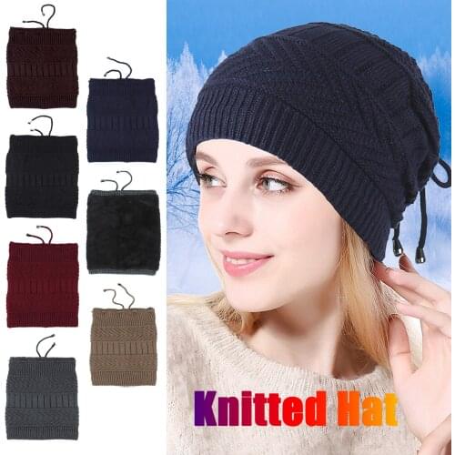 2021 Men Women Knitted Hat Autumn Winter Women Men Unisex Knitted Skuilles Beanies Dad Cap Solid Keep Warm Ski Beanies Caps