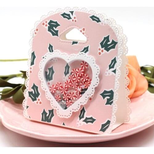 ZFPARTY Elegant Favor Candy Holder Metal Cutting Dies Stencils for DIY Scrapbooking Decorative Embossing DIY Paper Cards