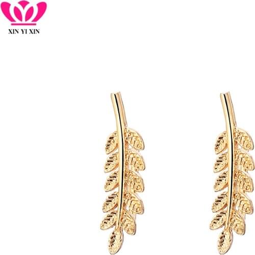 Wholesale Cheap Price Stud Earrings For Women 3 Colors Leaf Pineapple Watermelon Cactus Earrings Plant Fashion Jewelry Girl Gift