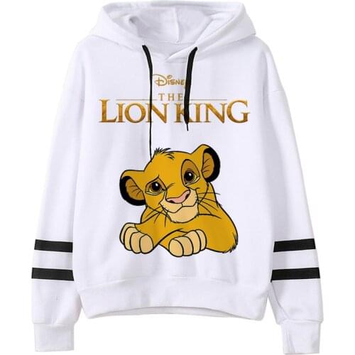 Disney Hakuna Matata Hoodies Women Funny Simba Anime The Lion King Kawaii Sweatshirts Graphic Roi Lion Harajuku Hoody Female