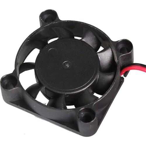 12V DC Cooling Fan 40x40x10mm 2 Wire Model 4010S for 3D Printer CPU GPU Extruder 40JB