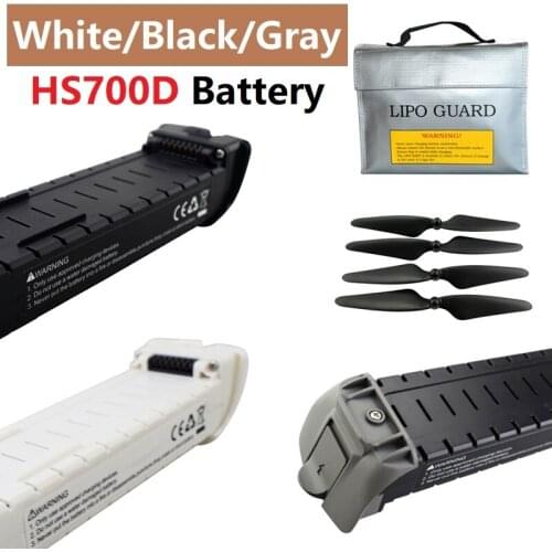 2Pcs/Set 7.4V 2800mAh Drone battery/propeller/bag for HS700D Drone four-axis aircraft RC Quadrocopter Spare Part 7.4V Battery