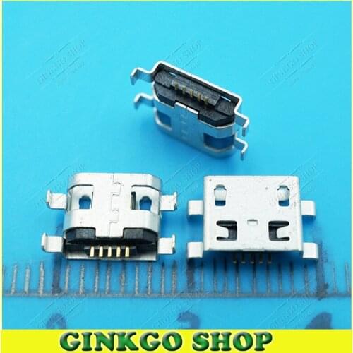 20pcs/lot Tablet PC Mobile Phone Micro USB Charging Socket Jack for Lenovo / ZTE / HTC / Huawei / OPPO / Coolpad