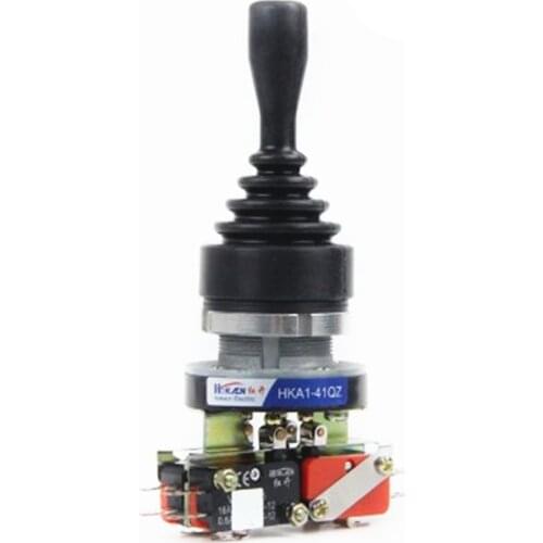 30mm Joystick Switch Maintained Momentary 4 Position Self latching Spring Return Cross Wobble Stick Switch HKA1-41QY/HKA1-41QZ