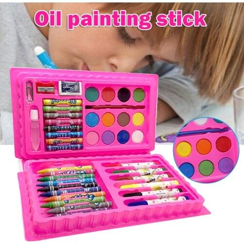 42/86pcs Count Non Toxics Crayons Set Easy to Hold Color Pen Safe for Children Kids Boy Girl JW