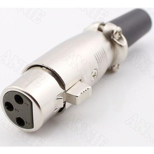 50pcs/lot 3 Pin XLR Plug Microphone Socket Japanese Female Connector