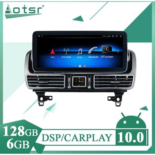 12.5" For Mercede Benz ML GLE GLS Android Radio Car GPS Navigation Auto Stereo Multimedia Player Head Unit DSP Carplay 4G SIM