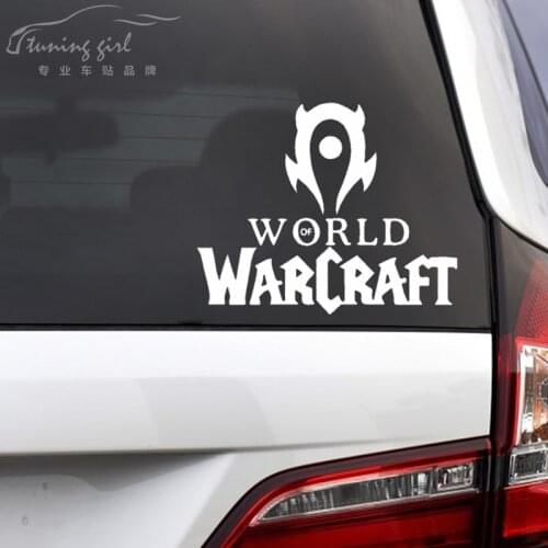 Car Stickers World Of Warcraft Game Funny Creative Decoration Decals Windshield Laptop Tablet Auto Tuning Styling Vinyls D10