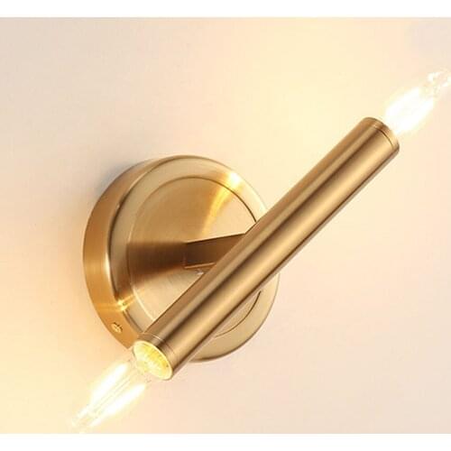 BEIAIDI Nordic Iron LED Wall Lamp Indoor Creative Bedroom Living Room Bedside Lamp Stair Aisle Hotel Home Restaurant Wall Light