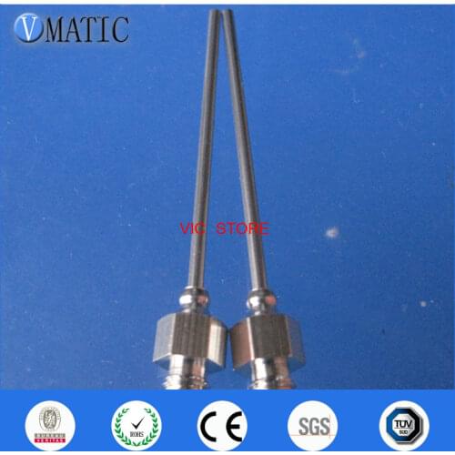 Free Shipping 2Pcs Quality OEM Special Screw Thread Metal Stainless Steel Dispensing Needles M3M4M5M6