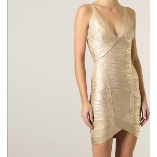 One Piece Summer Fashion Women Vestidos Casaul Sexy Club Mini Bandage Bodycon Party Dresses sexy knee bandage dress gold foil