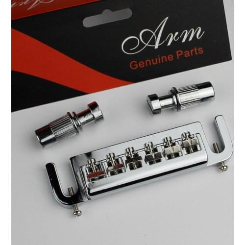 One-piece electric guitar bridge is drawing plate silver harp yard