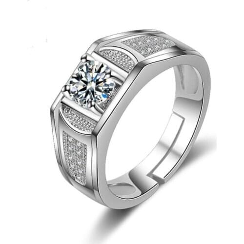 He factory sells mens rings to open the wedding rings