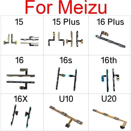 Power & Volume Flex Cable For Meizu M6S M6 Note Power & Volume Switch Control Button Side Key Flex Ribbon Cable Replacement