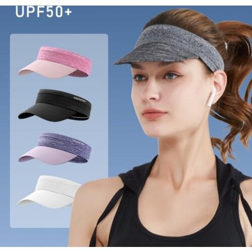 Summer Outdoor Sports Caps Beautiful Fishion Sun UV Protection Widen Double Silica Glue Protection Golf Hats Women