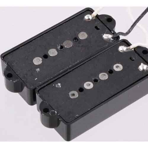 Black P Bass Open Pickup Vintage Style Alnico5 Magnets for