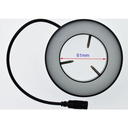 With Milk White Board Inner Diameter 144 Lamp Bead Microscope LED Ring Light Source Eliminate Shadow to Prevent Reflection
