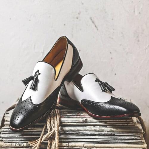 Fashion Men Business Dress Shoes Leather Pointed Buckle Formal Shoes Male Party Wedding Footwear