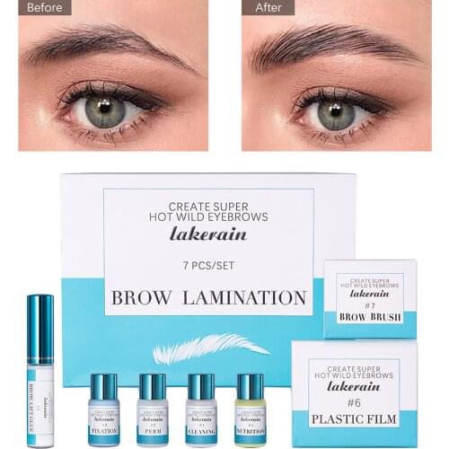 Eyebrow Lamination Kit, DIY Perm for Brows, Professional Lift for Trendy Fuller