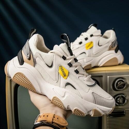 2021 New Mens Shoes Korean Version of Father Shoe Fashion Mens Sports Shoes Casual Shoes Student Tide Shoe