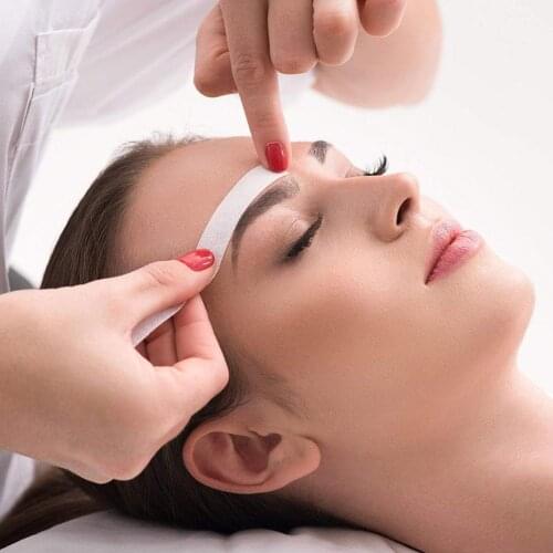 Face Body Disposable Hair Removal Wax Paper 100 Pcs Hair Hair Non-woven Removal For Beauty Beauty Paper Paper Removal M8Q7