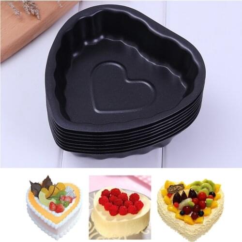 Baking Pans Bakeware Kitchen Cake Mold Love Heart Pentagram Shape Baking Dish Non-stick DIY Cake Mold Baking Cheese Bread Tray