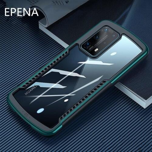 Shockproof Airbag Bumper For Huawei P40 Pro Plus Case transparent Phone Back Cover Case For Huawei P40Pro P40 Plus Case Coque
