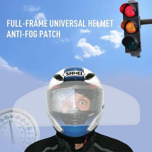 Dropship! Universal Helmet Clear Anti-Fog Patch Film Motorcycle Helmet Lens Fog For K3 K4 AX8 LS2 HJC MT Helmets Car Accessories