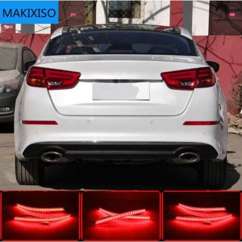 LED Lens Rear Bumper Reflector Brake Fog Light Lamp For KIA Optima K5 2014 2015