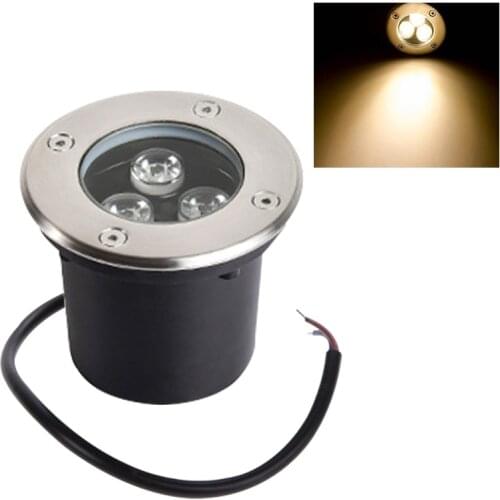 LED Underground light 1W 3W 6W Waterproof Floor Lamp Outdoor Ground Spot Landscape Garden Path Buried Yard 85-265V DC12V IP68