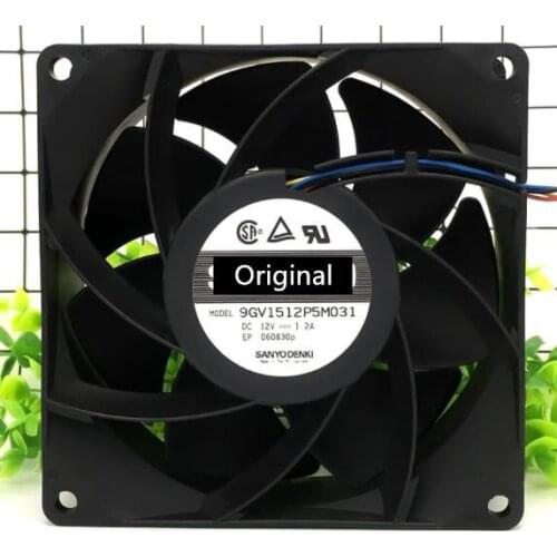Original 100% working For Sanyo 9GV1512P5M031 15050 15cm 150mm DC 12V 1.2A 15CM high speed fan violence 150*150*50mm