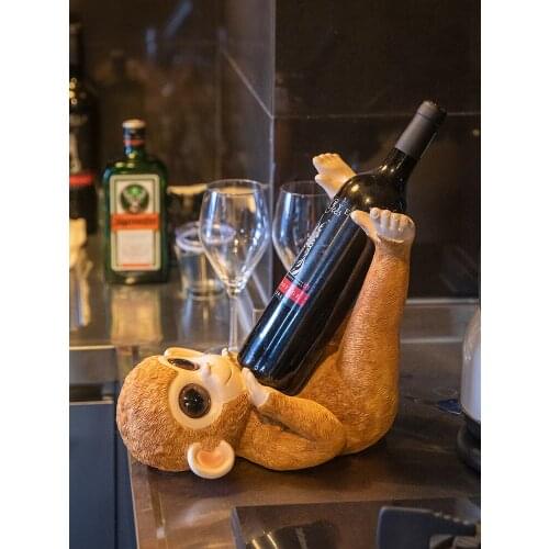 Wine Rack Decoration Living Room Table Decorations Household Bottle Shelf