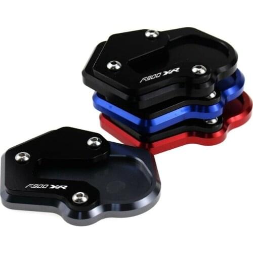 CNC Kickstand Foot Side Stand Extension Pad Support Plate For BMW F900XR F900R